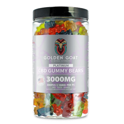 Platinum CBD Gummies 3000mg - Clear Bears