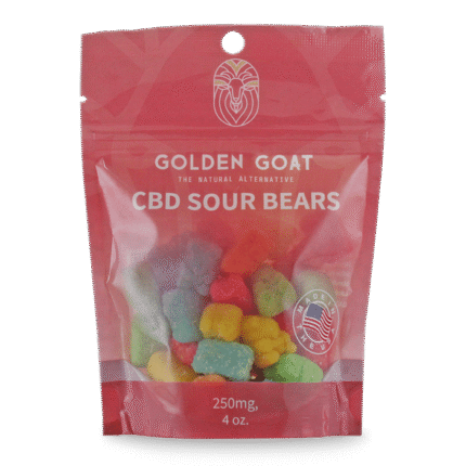 Potent CBD Infused 250MG Gummy Packs Bundles from Golden Goat