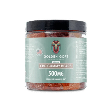 CBD Vegan Gummies 500MG - Clear Bears
