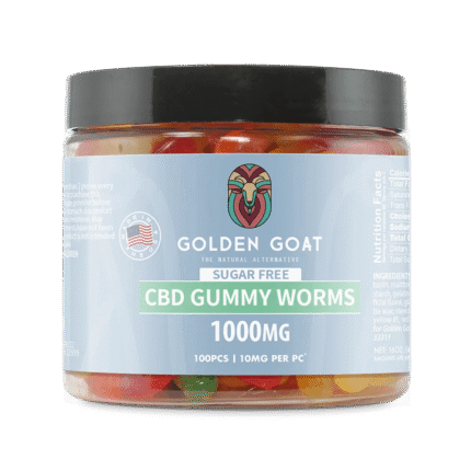 CBD Sugar Free Gummies 1000MG - Clear Worms