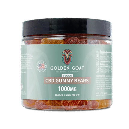 CBD Vegan Gummies 1000MG - Clear Bears